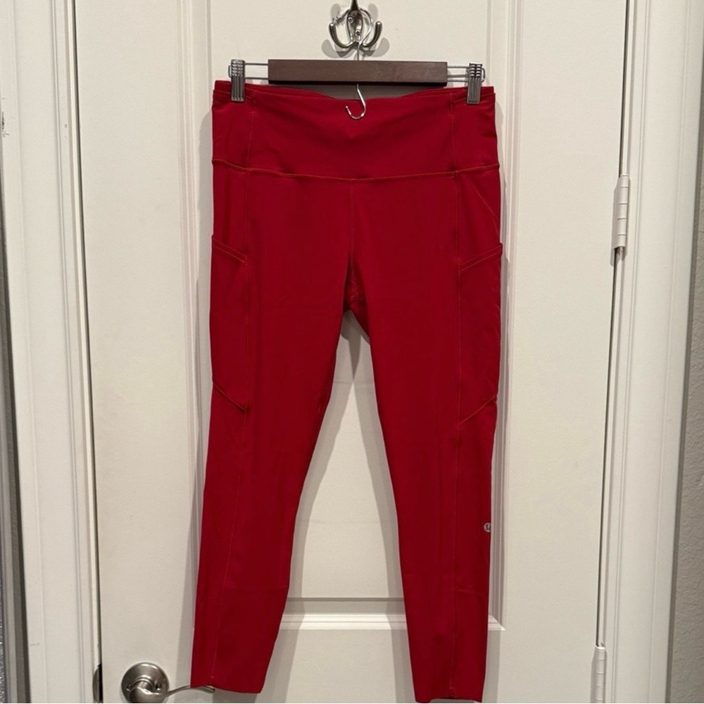 lululemon athletica Red Leggings